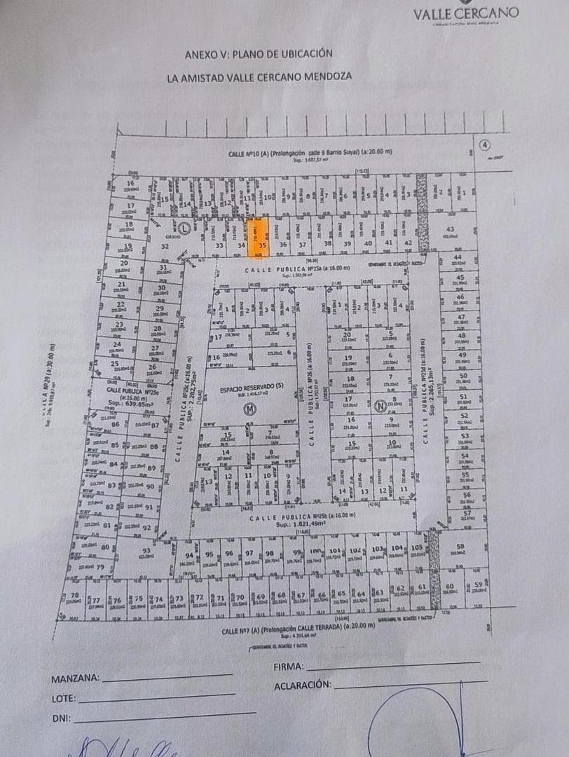 Foto de Vendo Terreno 215 m2 Barrio Natania 44 La Amistad, imagen 4