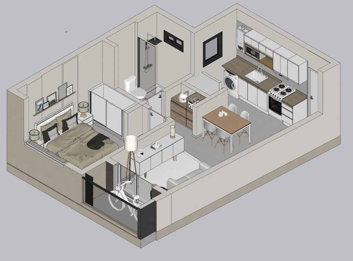 Departamento en venta. 1 Dormitorio. Mitre 325. Fidelcomiso 4