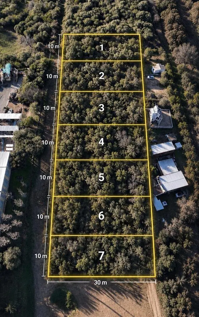 Macro lote de 7 lotes individuales en el Manzano 1