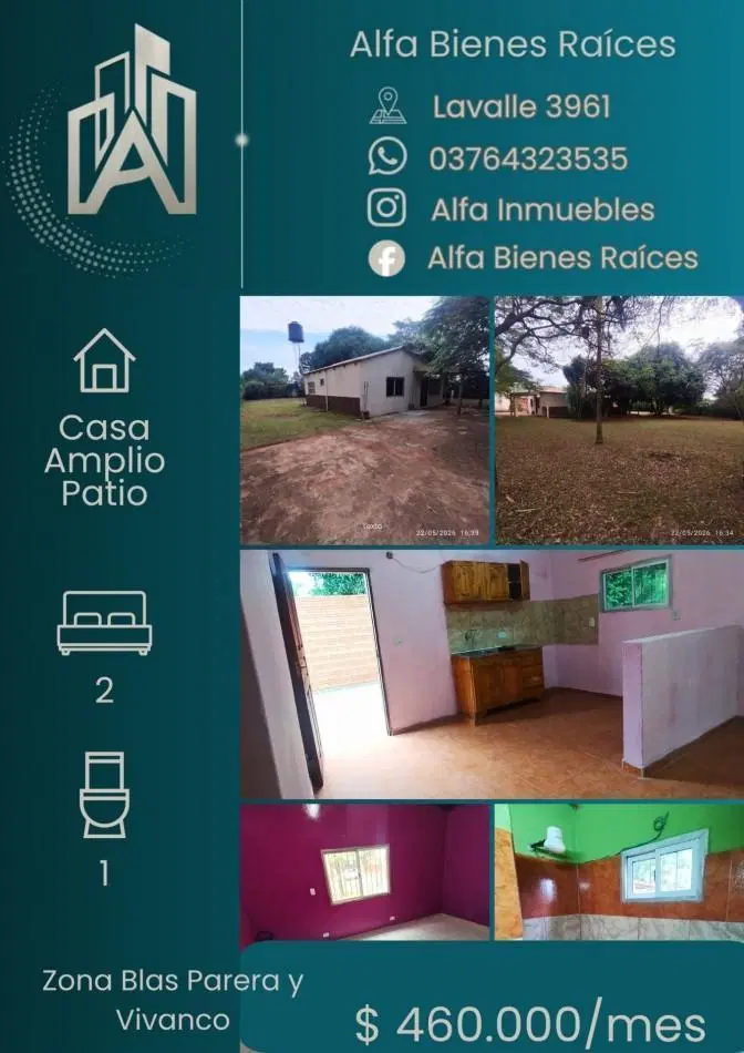 CASA DE DOS DORM EN ALQUILER 2