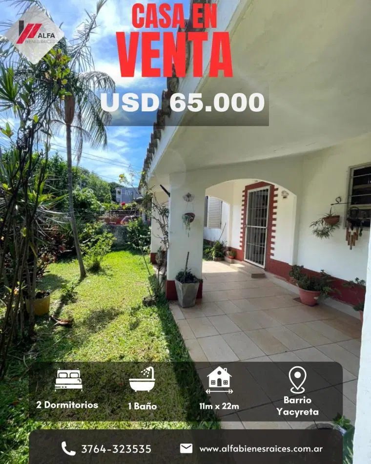 CASA EN VENTA (BARRIO YACYRETA) 5
