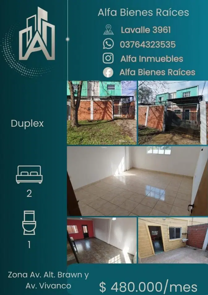 ALQUILO DUPLEX 3