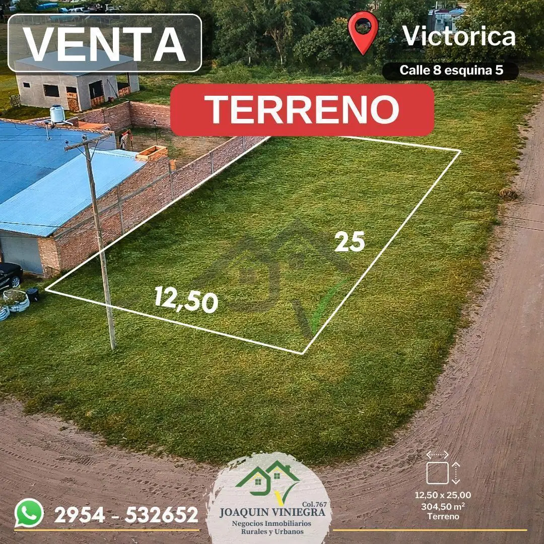 Terreno en esquina I Venta I Victorica 1