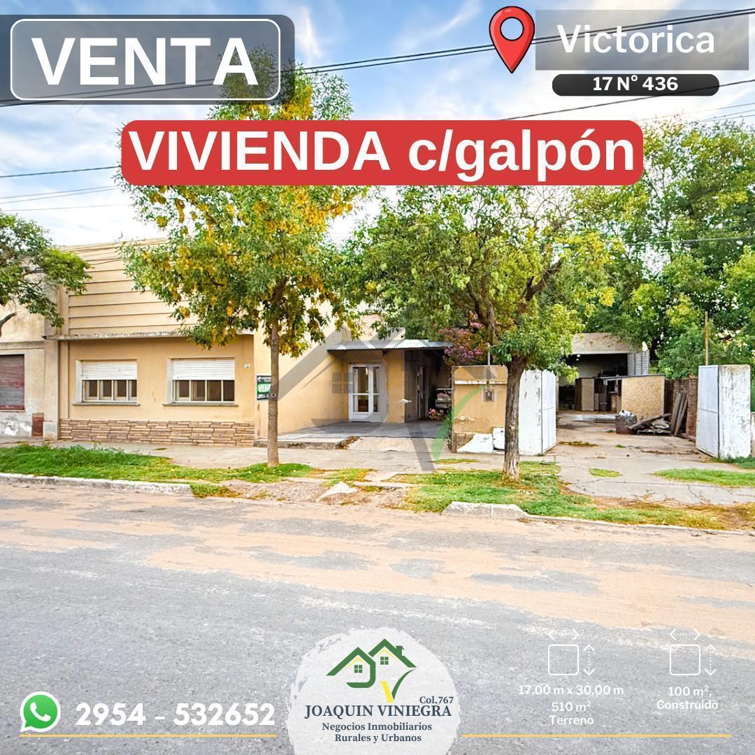 Foto de Vivienda centrica con galpón en Venta I Victorica, imagen 1