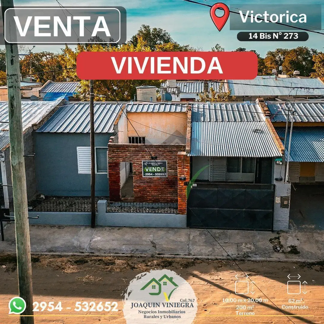 VIVIENDA en Venta en Victorica - Sobre Pasaje 8
