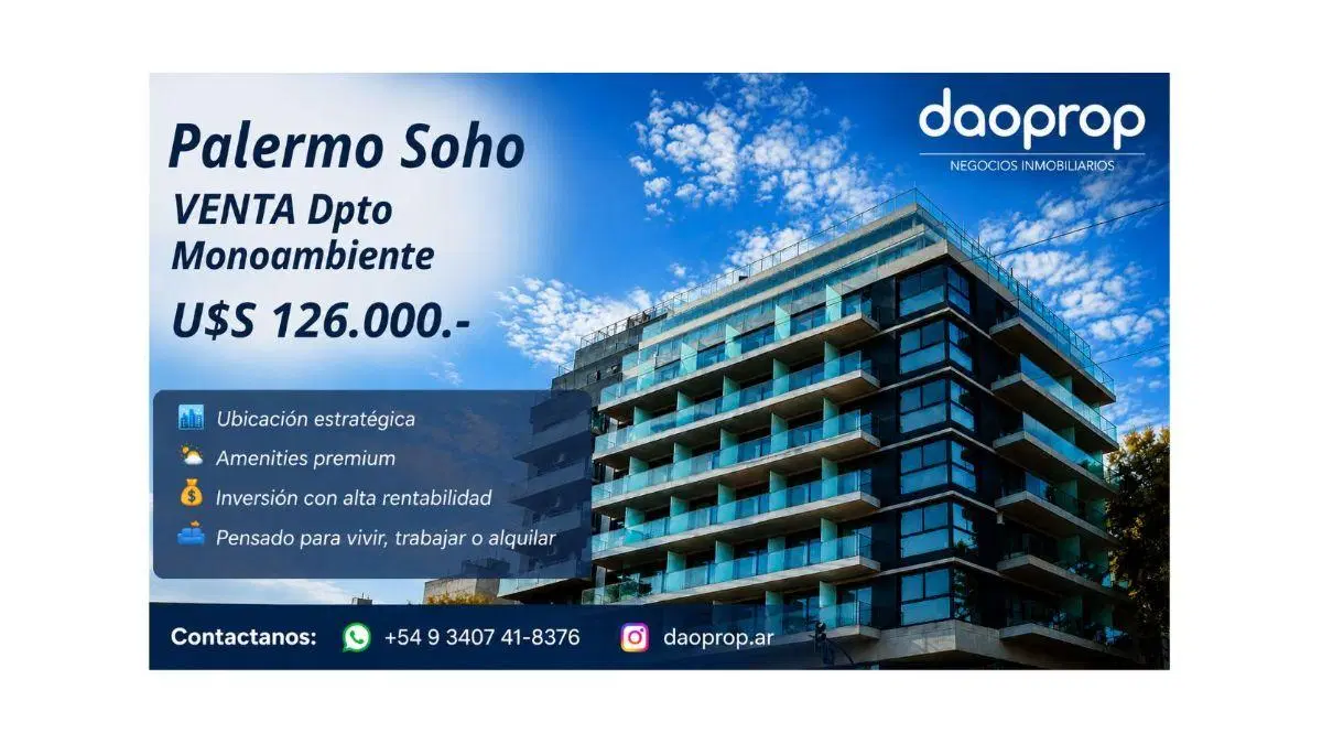 Departamento en Venta en Palermo Soho - Ubicación Premium - Full Amenities 2