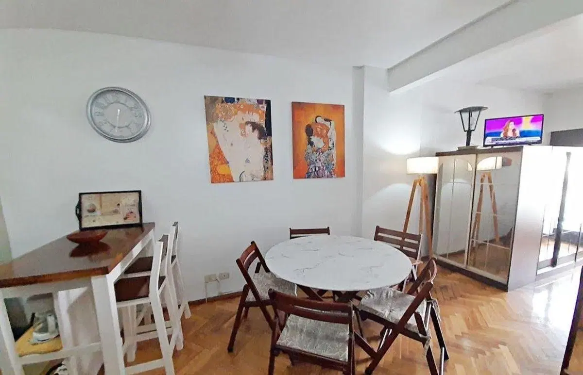 Departamento de 40 m2 con 1 dormitorio en Alquiler y Alquiler temporal en Palermo 5