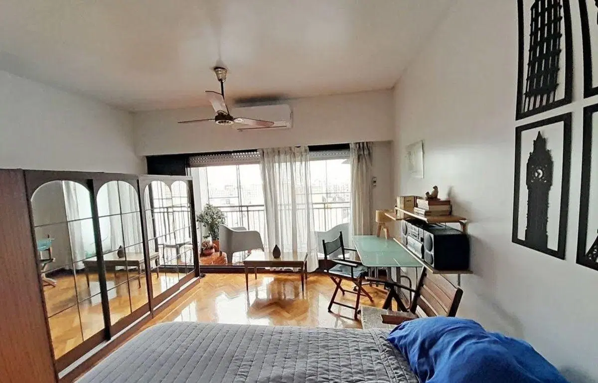 Departamento de 40 m2 con 1 dormitorio en Alquiler y Alquiler temporal en Palermo 4