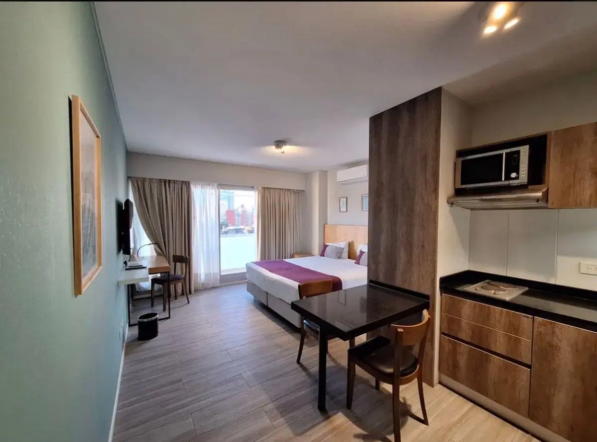 Departamento de 28 m2 con 1 dormitorio en alquiler y temporal con Amenities en Balvanera 4