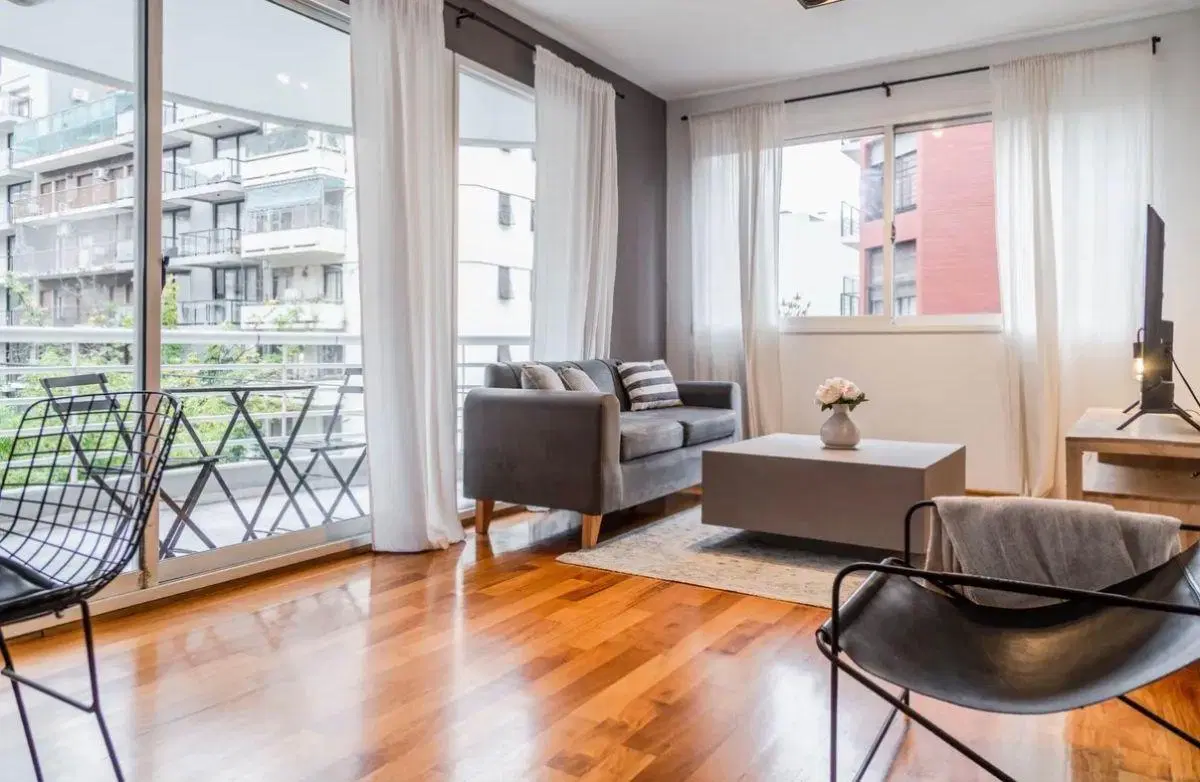 Departamento de 50 m2 con 2 dormitorios en alquiler y temporal en Belgrano 4