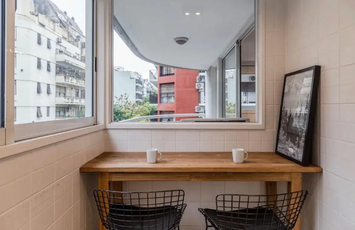 Departamento de 50 m2 con 2 dormitorios en alquiler y temporal en Belgrano 5