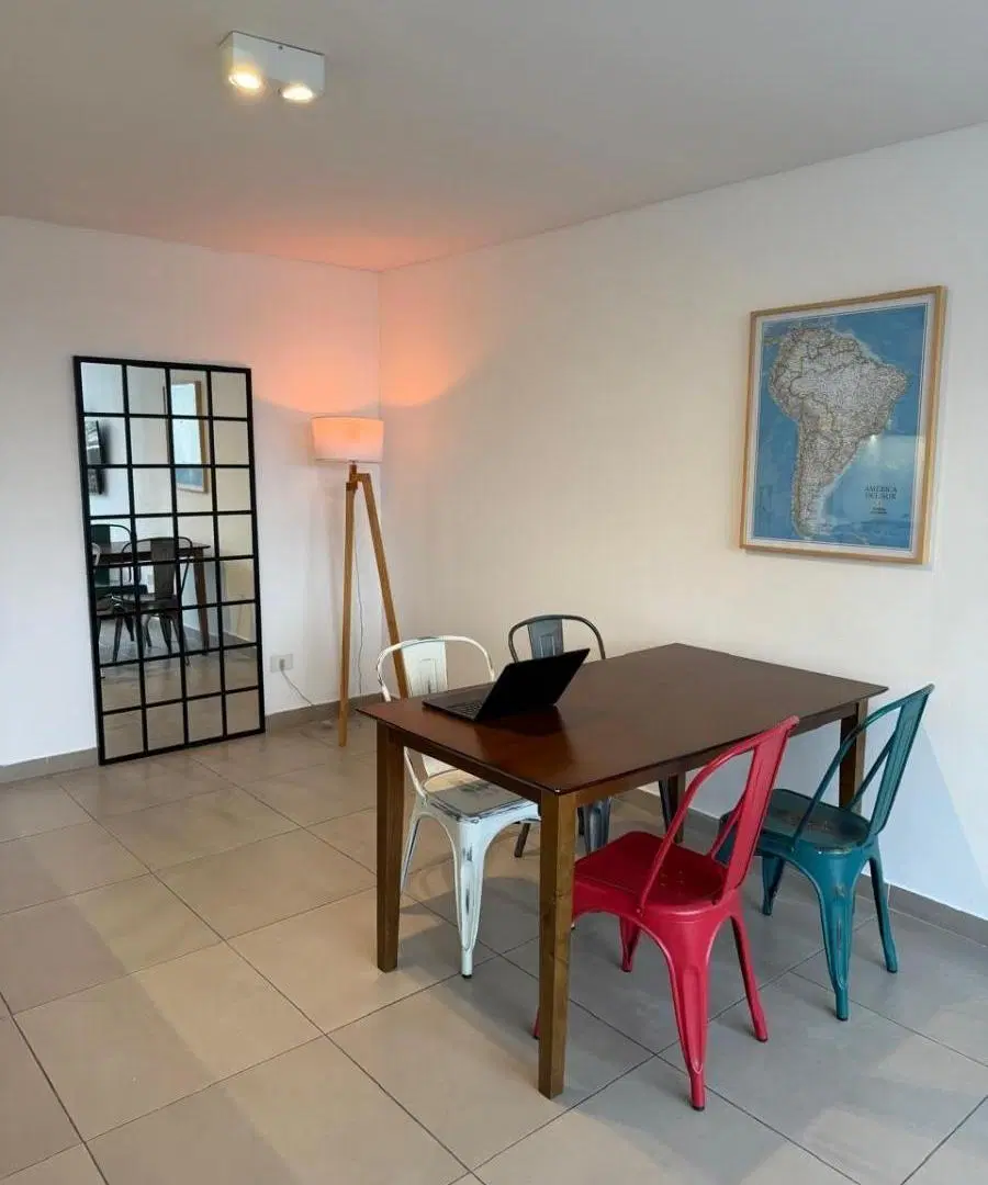 Departamento de 45 m² con 1 dormitorio Terraza Propia en alquiler y alquiler temporal en Palermo 4