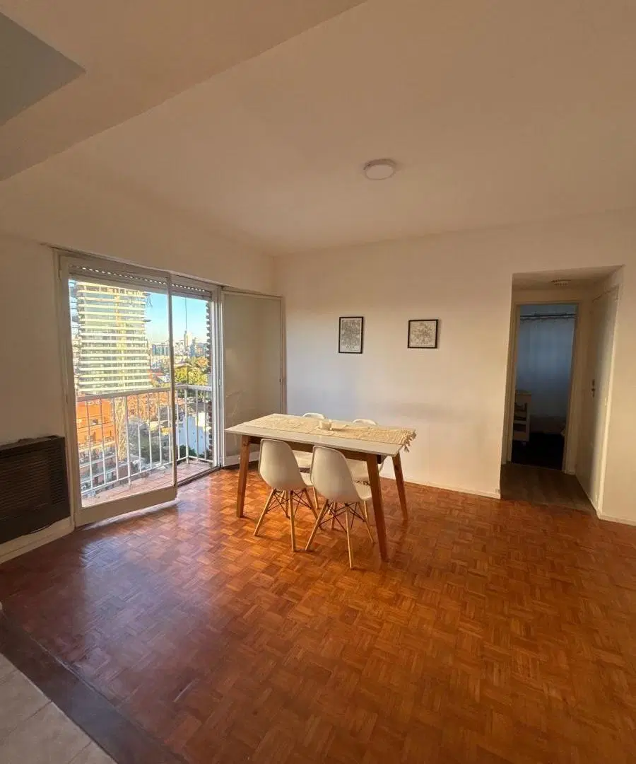 Departamento de 34 m² con 1 dormitorio en alquiler y temporal en Palermo 3