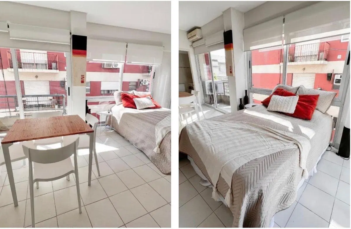 Departamento de 28 m² Amoblado 1 dormitorio en alquiler y alquiler temporal en Recoleta 3