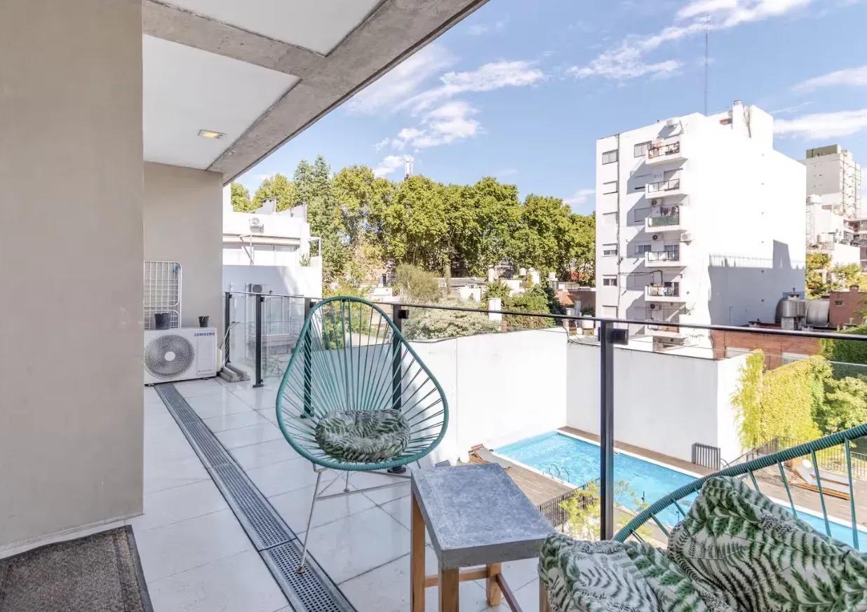 Foto de DEPARTAMENTO 2 AMBIENTES ALQUILER AMOBLADO Torre Pont Bleu C/COCHERA, imagen 2