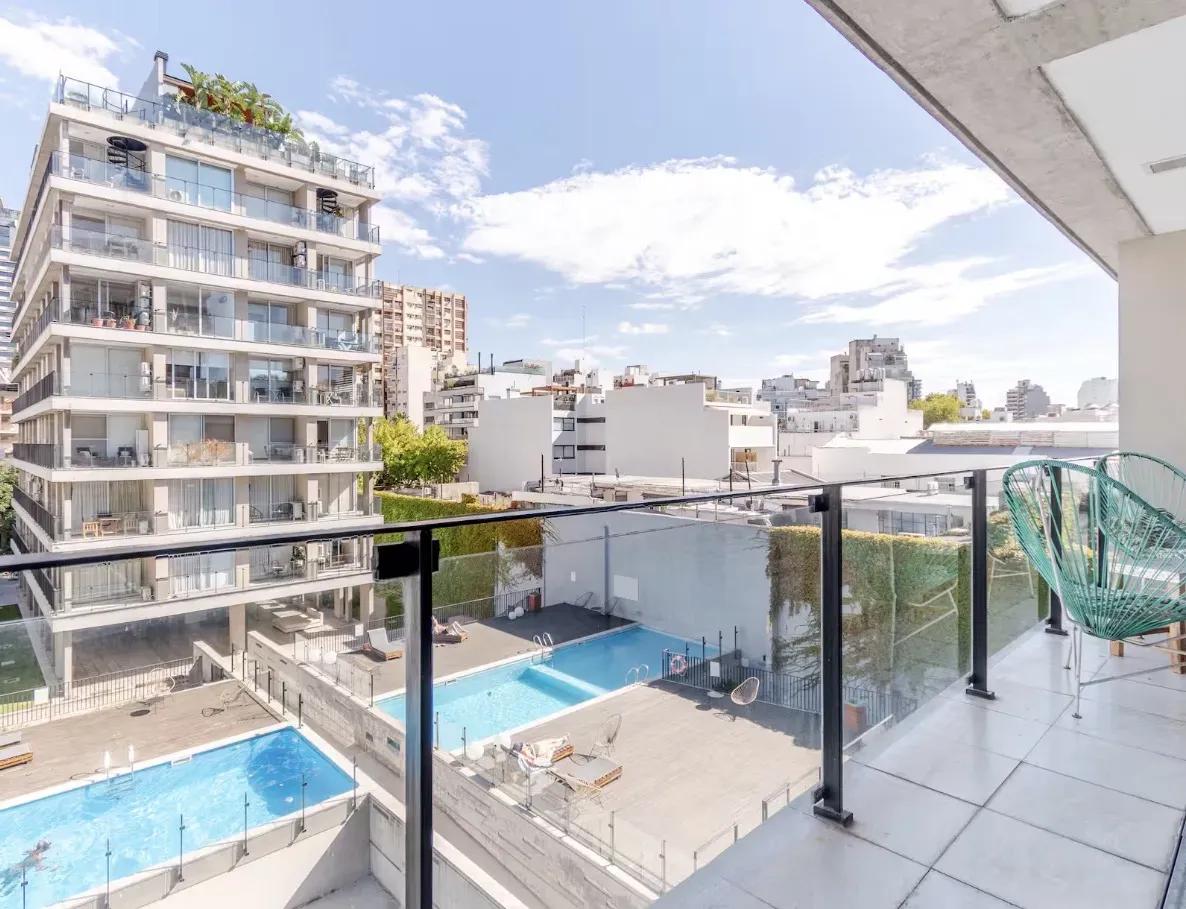 Foto de DEPARTAMENTO 2 AMBIENTES ALQUILER AMOBLADO Torre Pont Bleu C/COCHERA, imagen 3