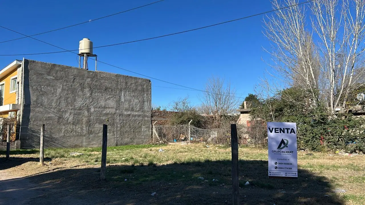 Venta. Terreno 340,70. San Luis, Juana Koslay, calle Las Higueras 5