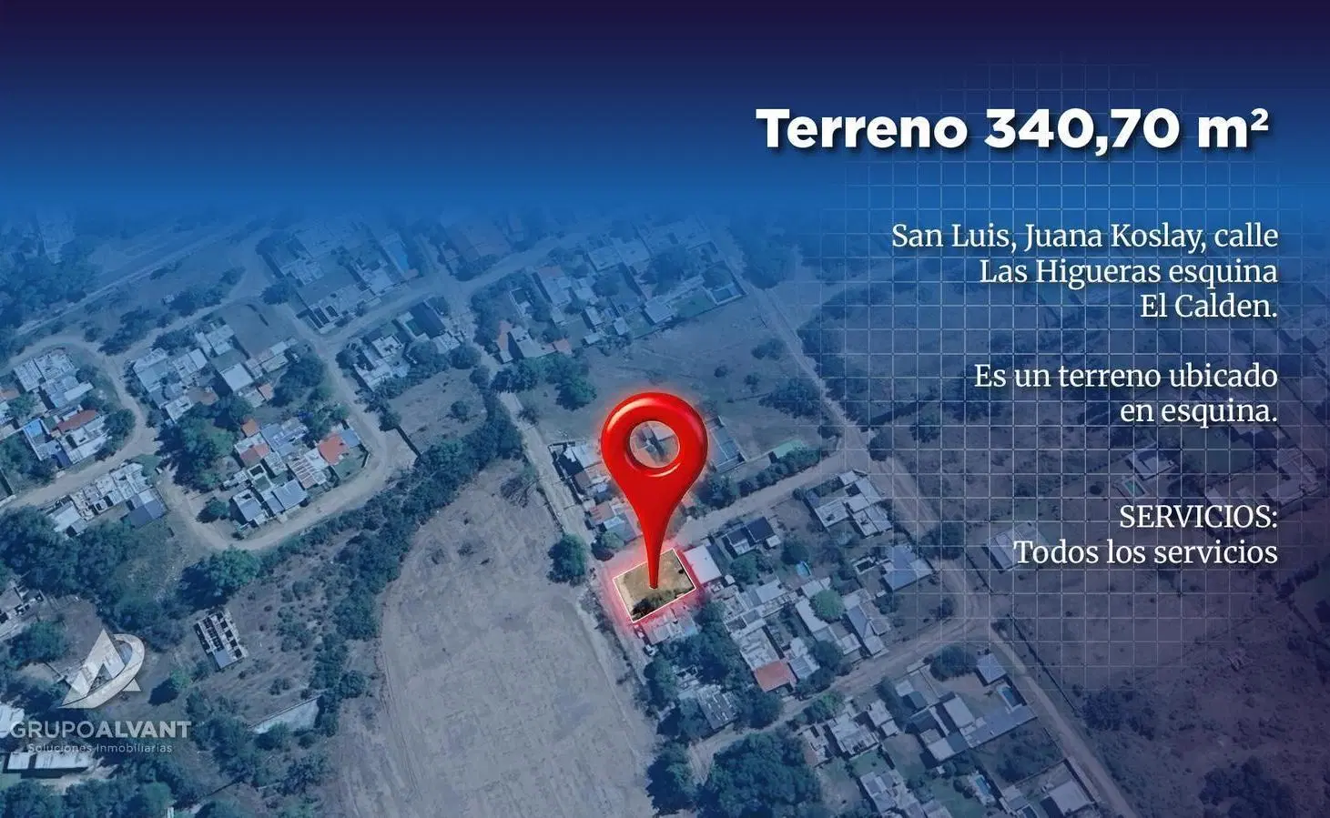 Venta. Terreno 340,70. San Luis, Juana Koslay, calle Las Higueras 2