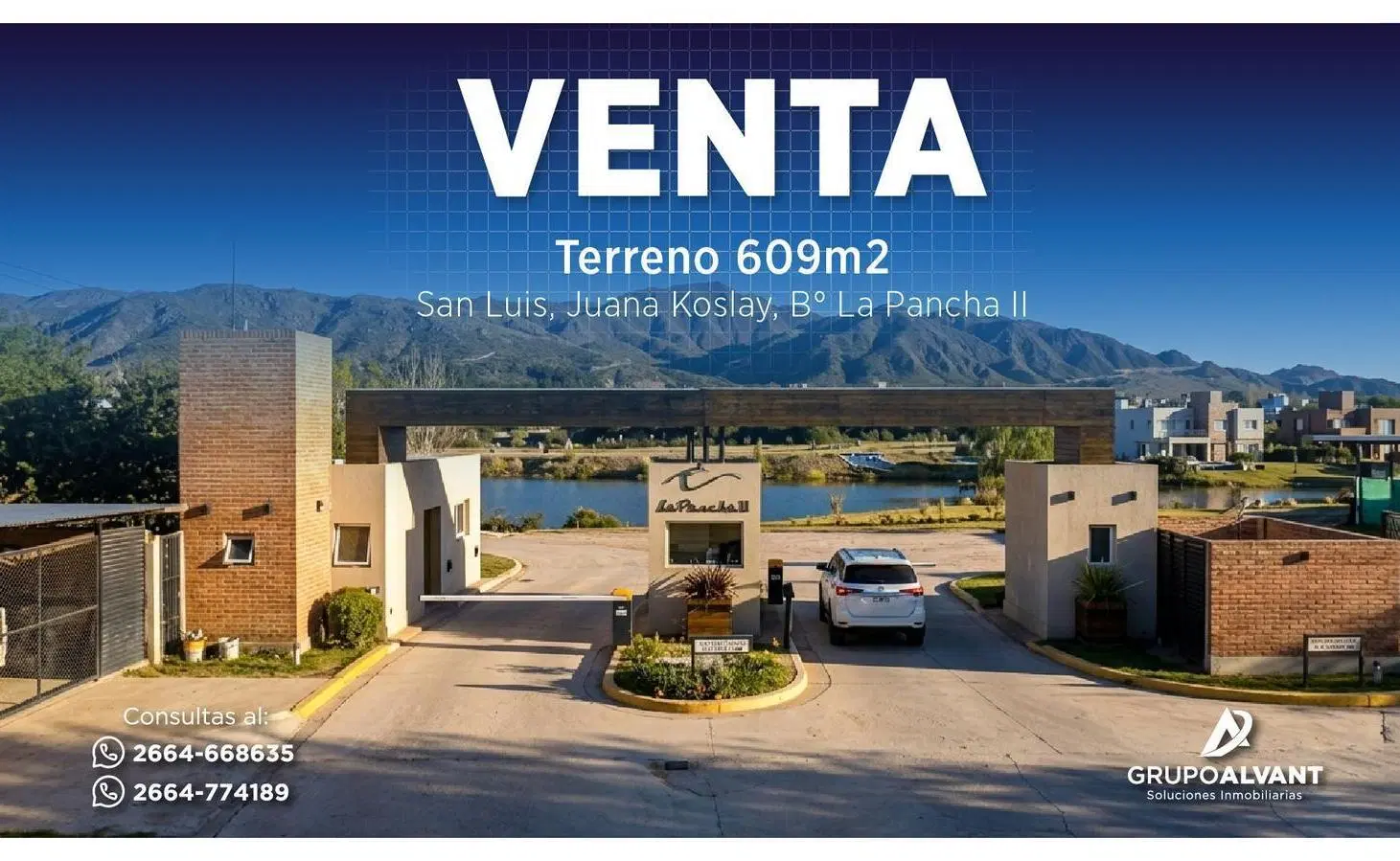Venta. Terreno 609 m2. San Luis, Juana Koslay, Las Chacras, B° La Pancha II 3