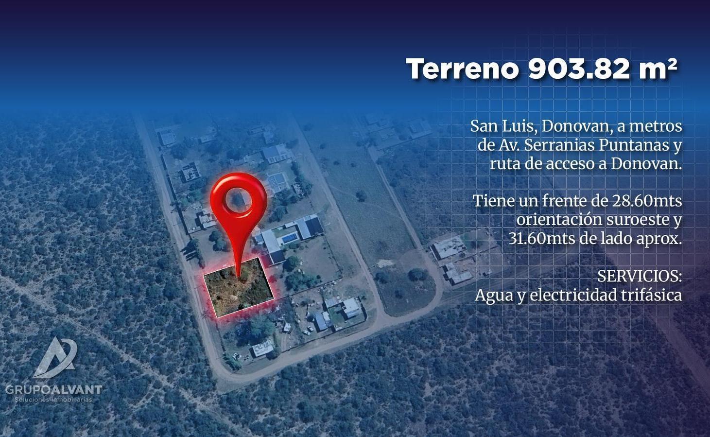 Foto de Venta. Terreno 903,82 m2. San Luis, Donovan, imagen 2