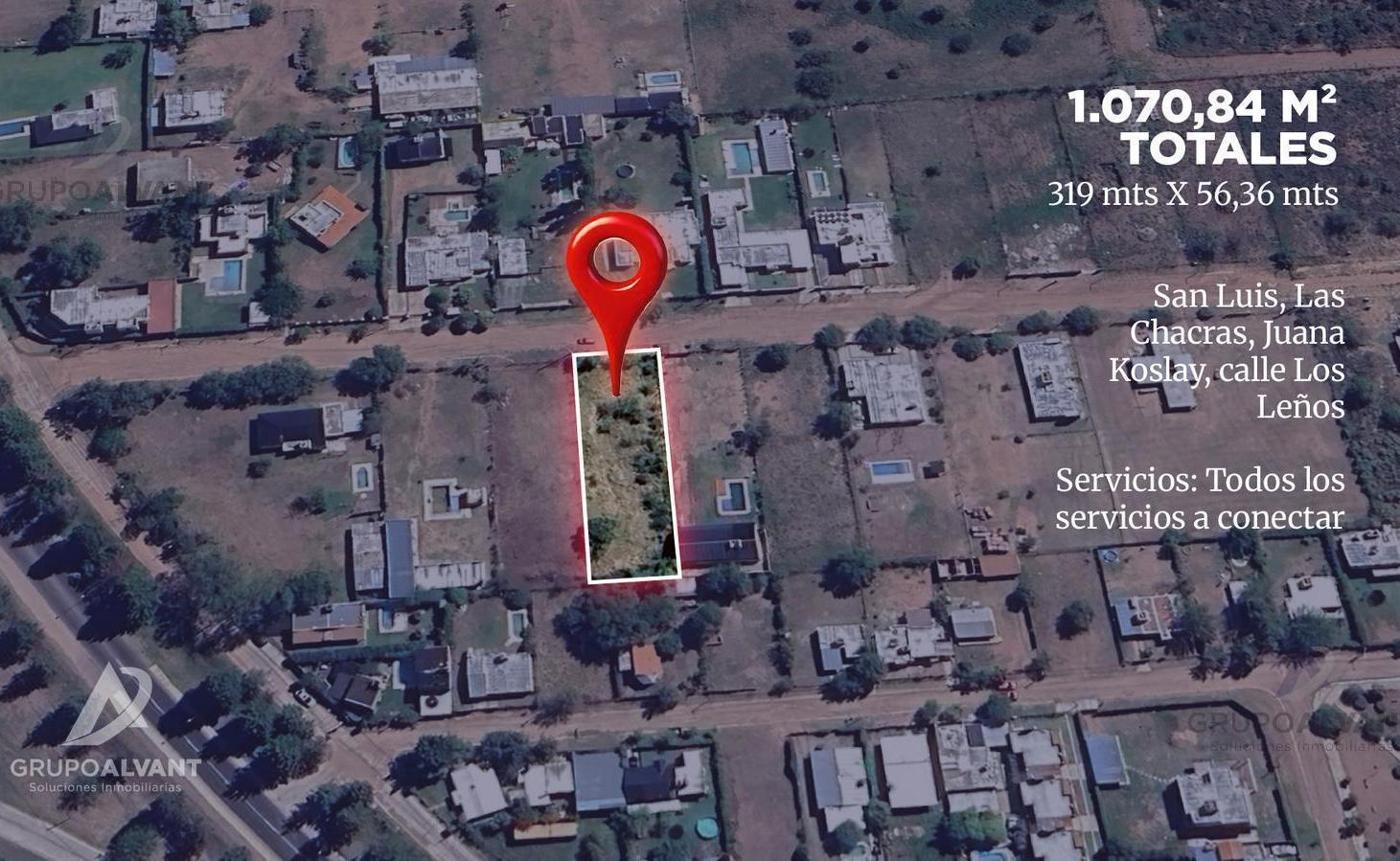 Foto de VENTA Terreno 1.070,84m2. Los Leños. JK, imagen 1