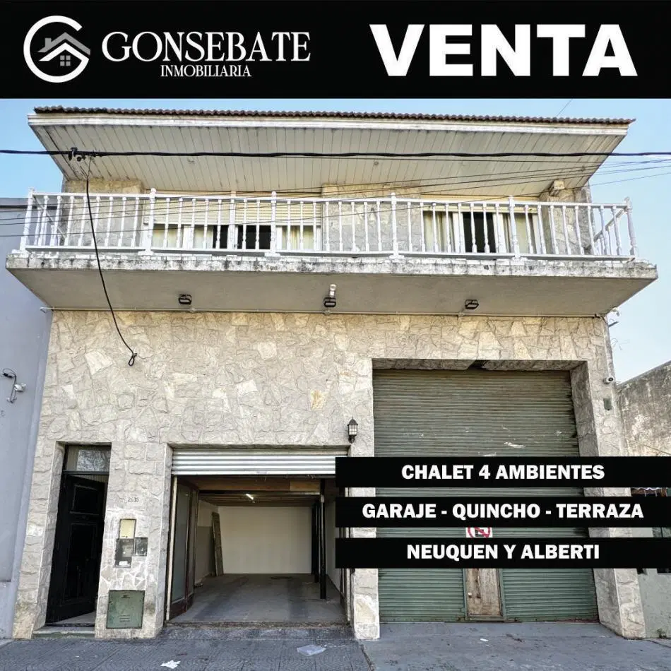 Chalet 4 ambientes en planta alta con garaje, quincho y gran terraza! 2