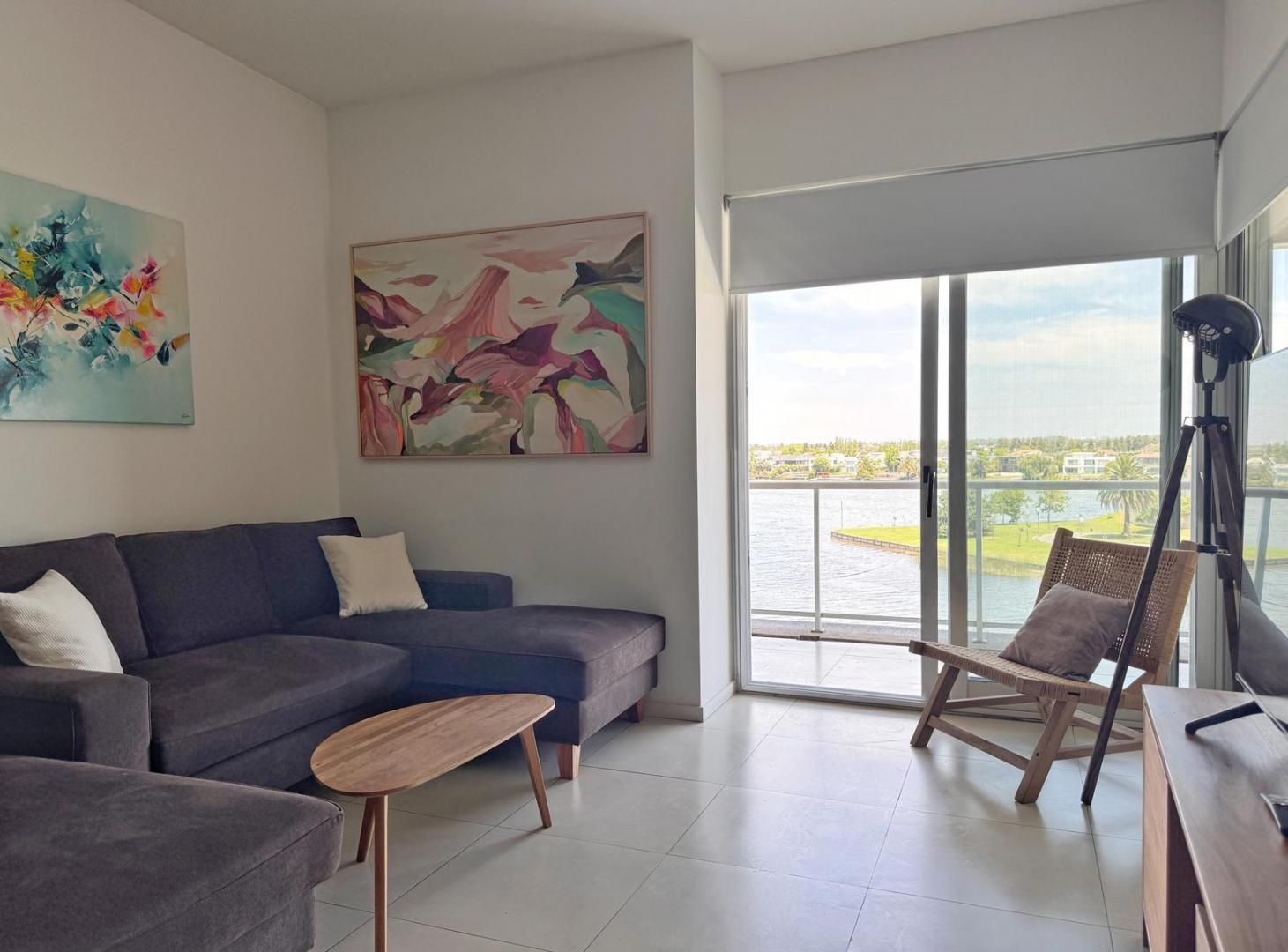 Foto de Departamento en alquiler anual 3 ambientes con muebles vista Lago, imagen 5
