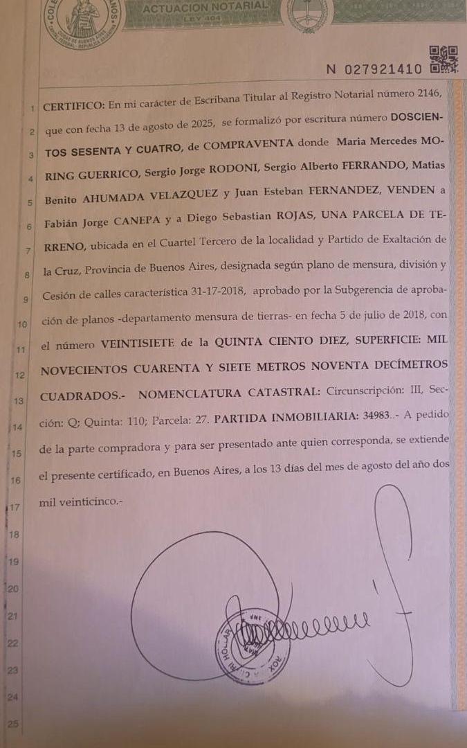 Foto de VENTA IMPORTANTE LOTE EN PARKE SAKURA III, imagen 2