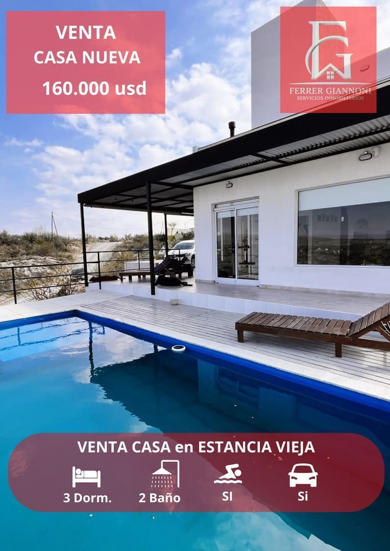 Foto de VENTA CASA 3 DORMITORIOS CON PILETA ESTANCIA VIEJA APTO CREDITO, imagen 1