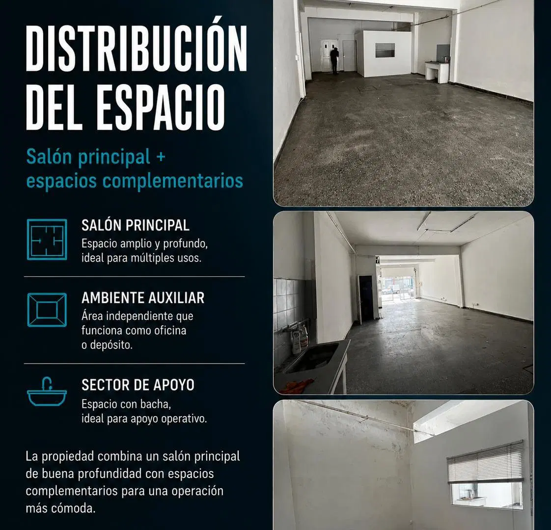 LOCAL COMERCIAL EN ALQUILER | AV. SAN MARTÍN 1300 2