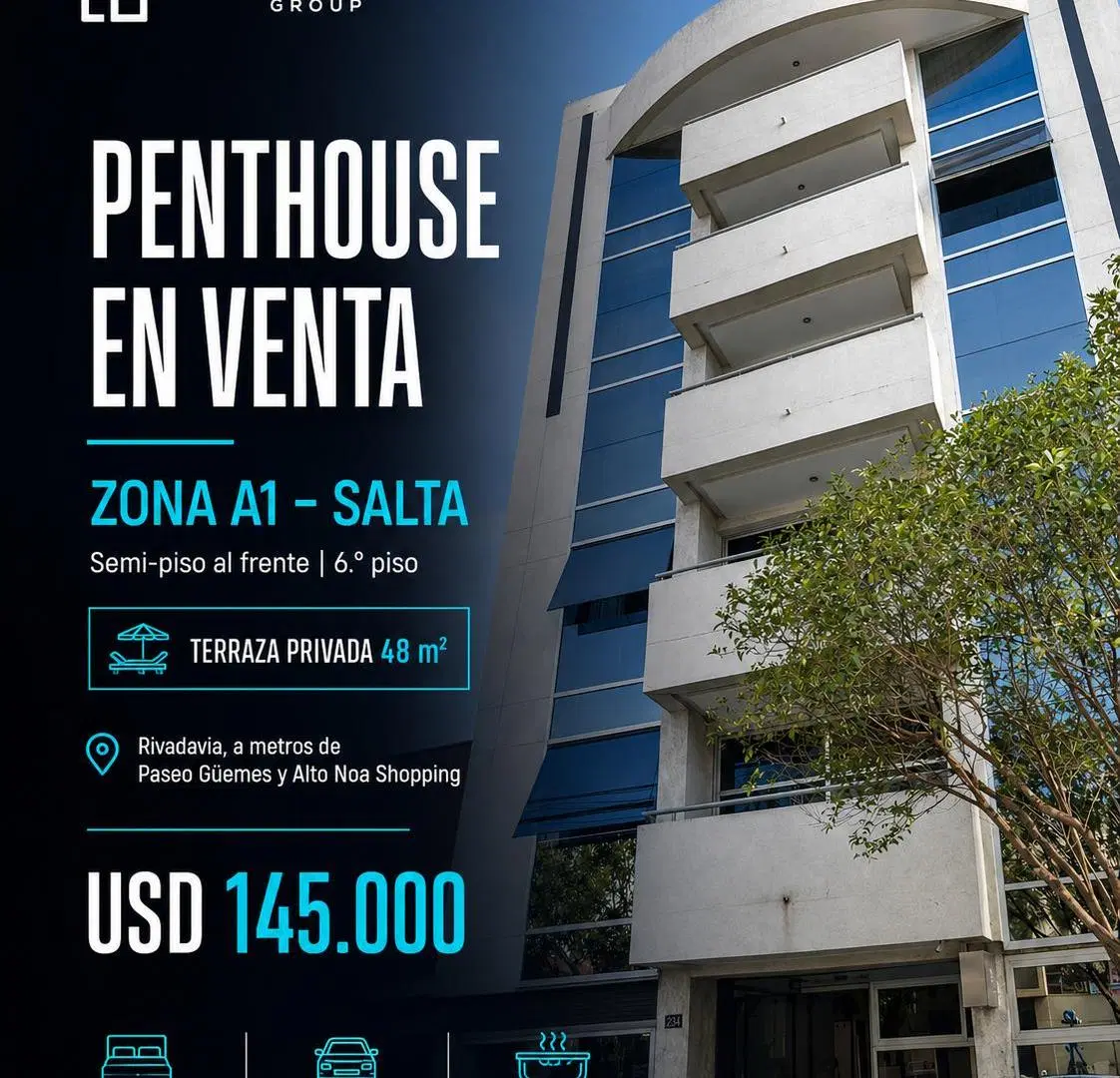 ️ PENTHOUSE EN VENTA | ZONA SHOPPING ALTO NOA 4