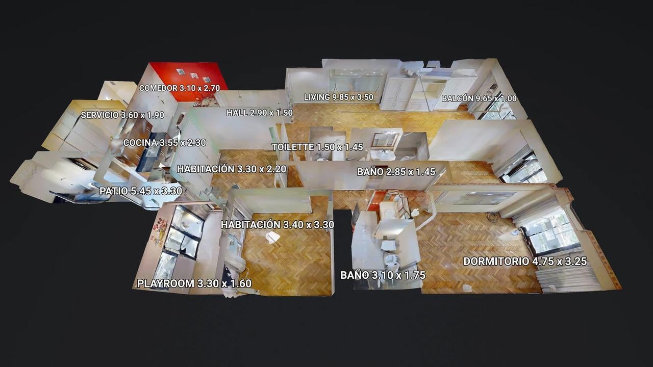 Foto de Piso 157 m² en Retiro | 3 Dormitorio + Dependencia + Balcón y Cochera, imagen 5
