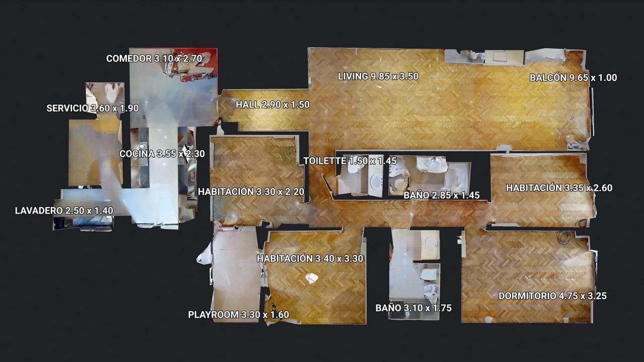 Foto de Piso 157 m² en Retiro | 3 Dormitorio + Dependencia + Balcón y Cochera, imagen 4
