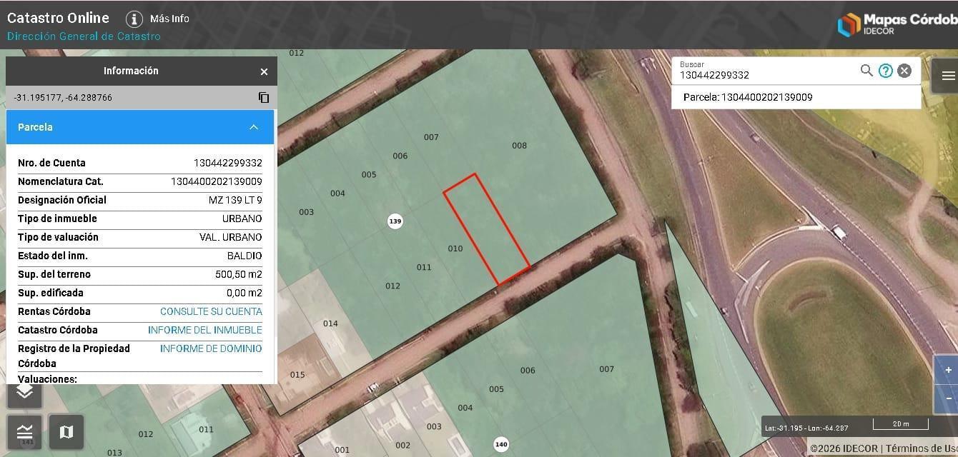 Foto de Lote en Venta de 500,50 m² en RÃo Ceballos | USD 25.000, imagen 2