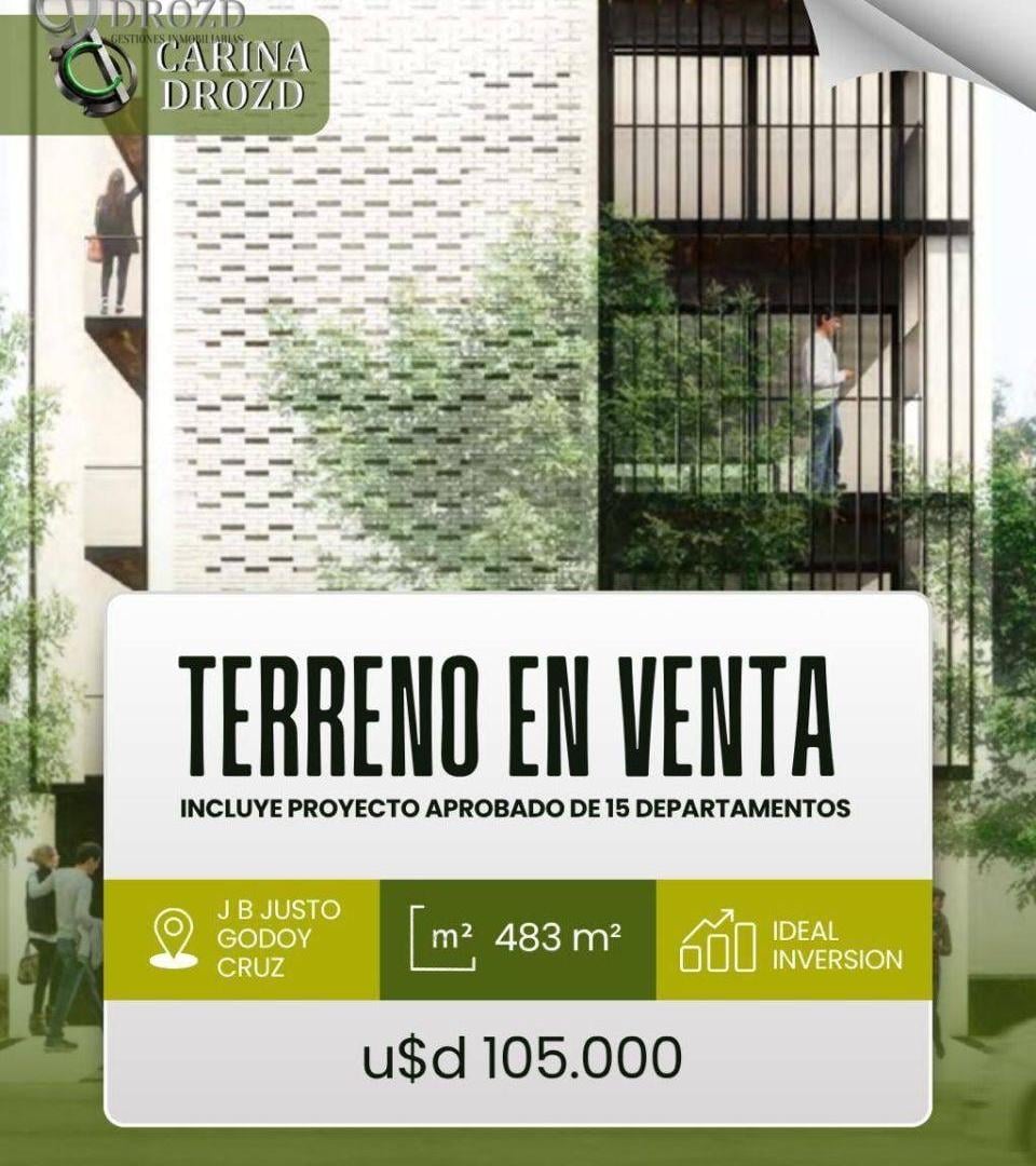 Foto de Terreno / Lote en venta de 483m2 ubicado en Godoy Cruz, imagen 1