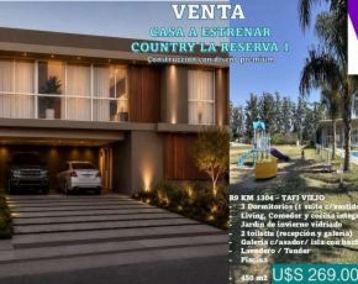 Casa en Venta 2 Plantas en Country La Reserva 1 - Tafi Viejo - Tucuman - Excelente acceso RN 9
