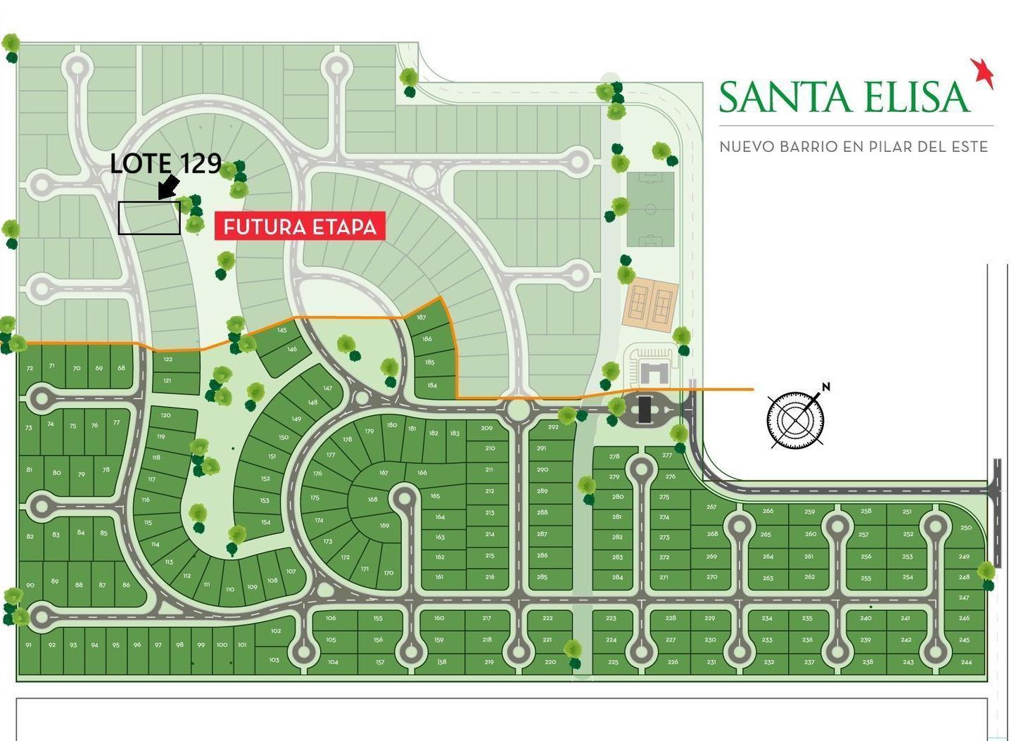 Foto de Venta Terreno 554m2 Santa Elisa Pilar del Este SUM, Tenis, Paddle, imagen 5