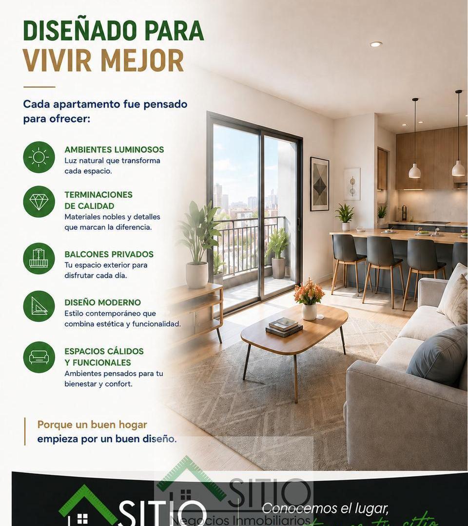 Foto de Venta de apartamento de 1 dormitorio en Tres Cruces, imagen 1