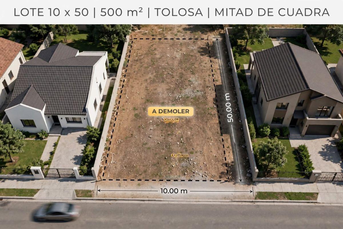Foto de LOTE 10 X 50 EN TOLOSA | 500 m² | IDEAL DESARROLLO, imagen 4