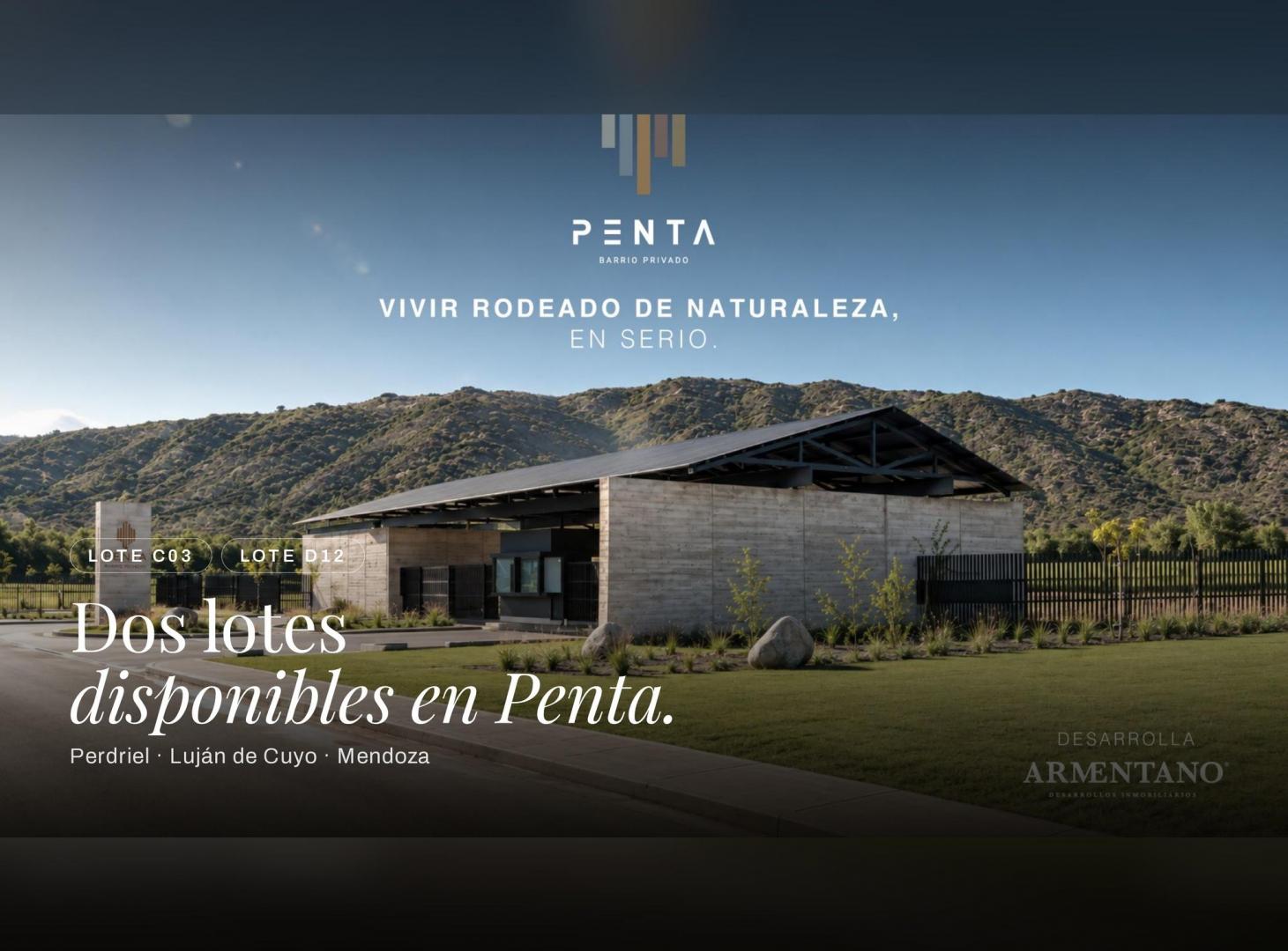 Foto de Venta 2 Lotes en B° Privado Penta, Perdriel – 778 y 817 m², imagen 1