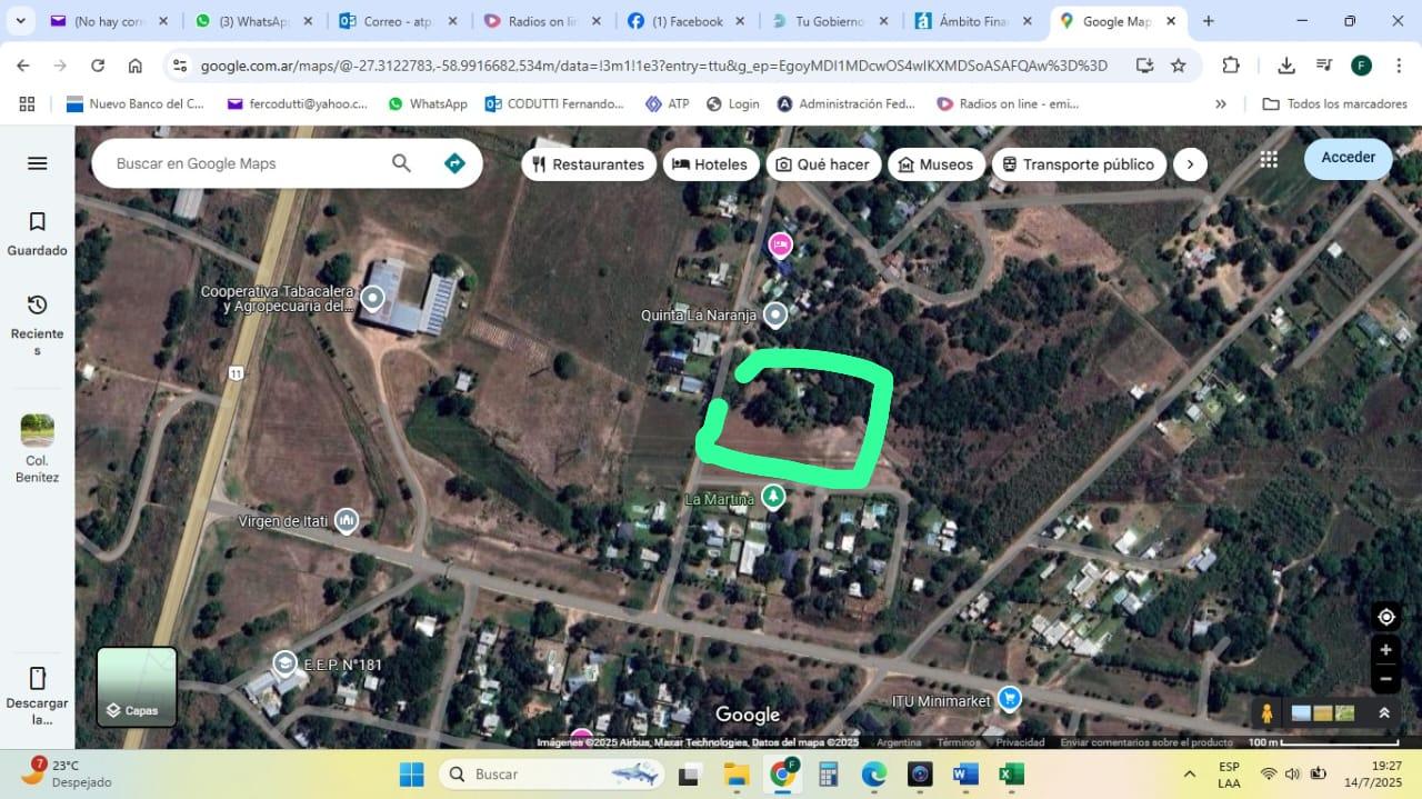 Foto de VENTA DE TERRENO COLONIA LAS MARIAS, imagen 1