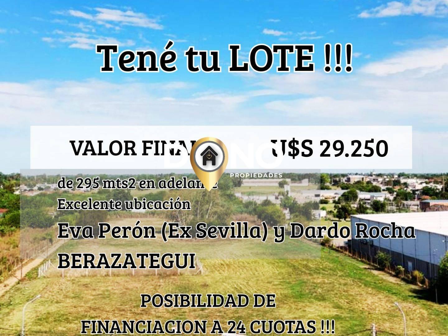 Lote . | Av. Eva Peron al 2200