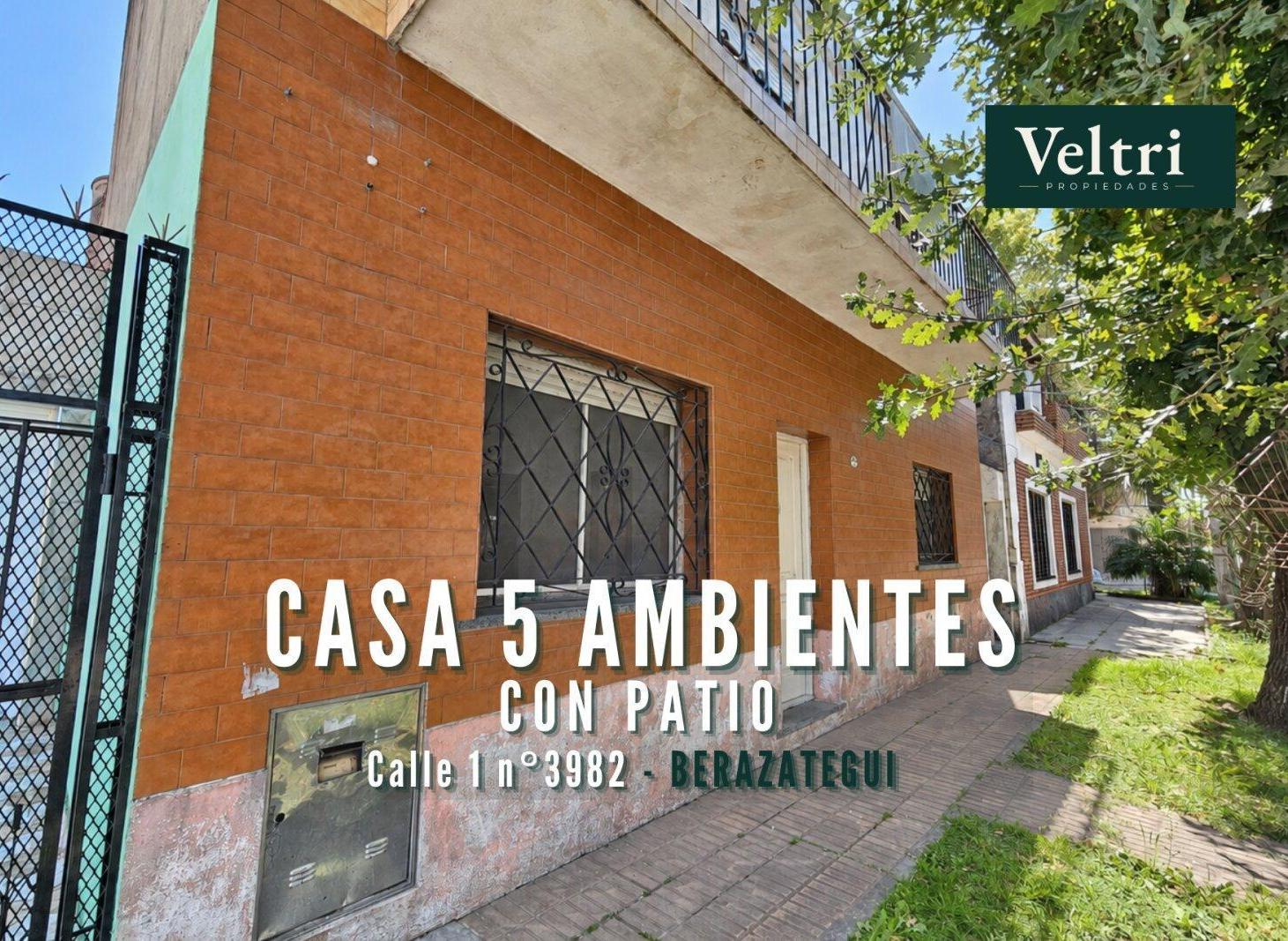 Foto de VENTA CASA 5 AMBIENTES CON PATIO - BERAZATEGUI, imagen 1