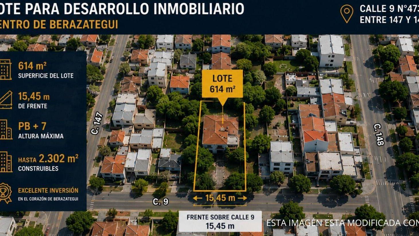 Foto de LOTE DE 614M² | FINANCIA 50% | BERAZATEGUI CENTRO, imagen 2