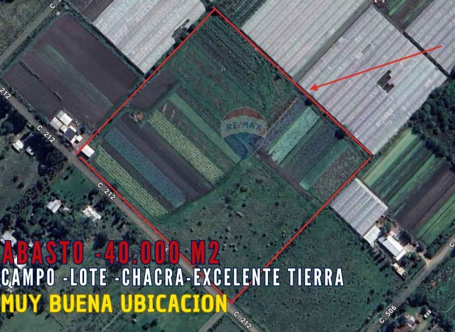 CAMPO EN VENTA 4 HECTARIAS ABASTO LA PLATA CHACRA