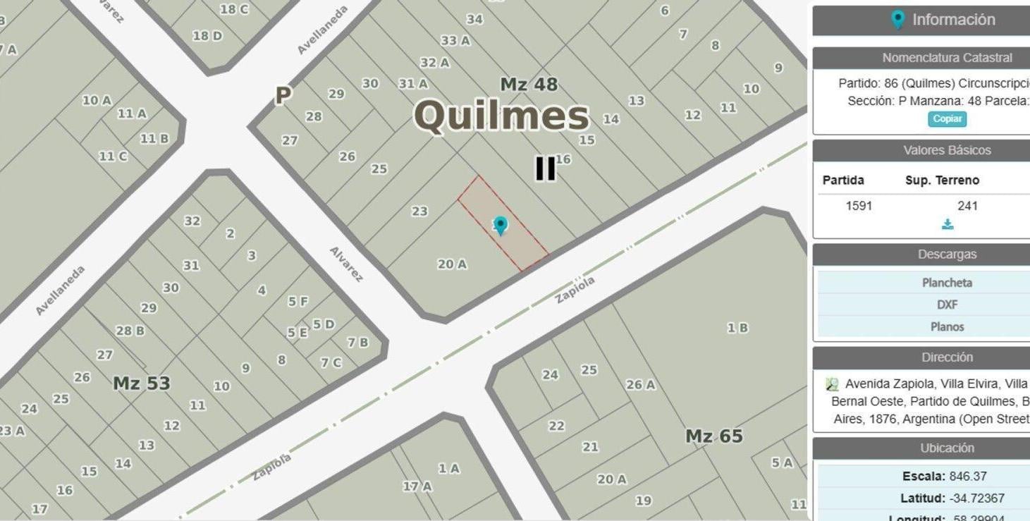 Foto de VENTA LOTE/TERRENO SOBRE AVENIDA ZAPIOLA, imagen 3