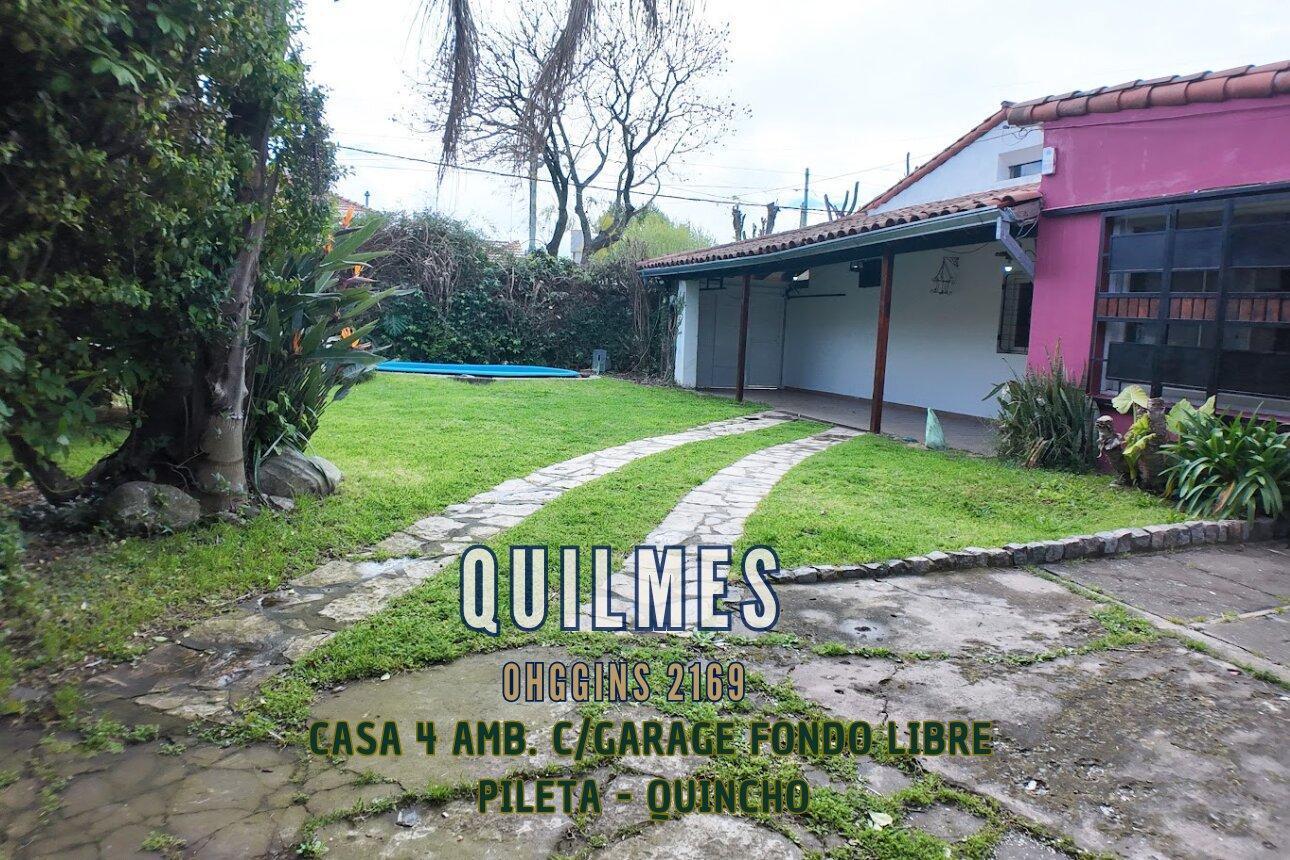 Foto de VENTA CASA 4 AMB. QUILMES F/ LIBRE PILETA 2 LOTES, imagen 2