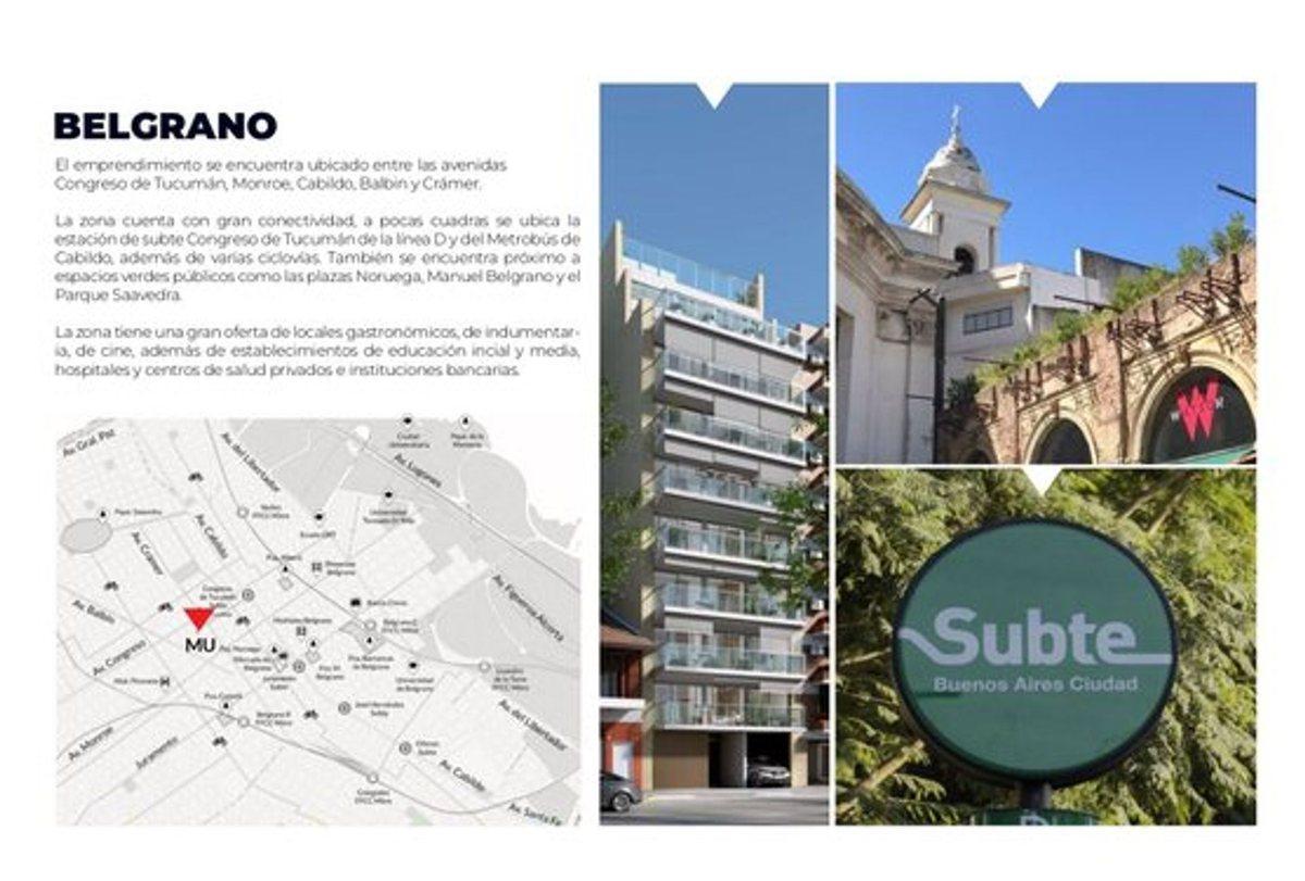Foto de Venta Monoambiente balcón contra frente Belgrano, imagen 4