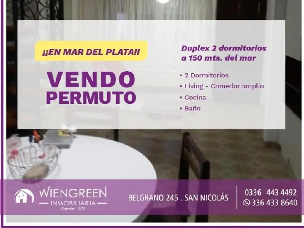 Foto de Vendo o Permuto Duplex en Mar del Plata, imagen 4