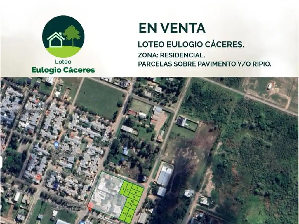 Foto de TERRENOS/FRACCIONES/LOTEOS - LOTEOS - EULOGIO CÁCERES, PRESIDENTE ROQUE, imagen 1